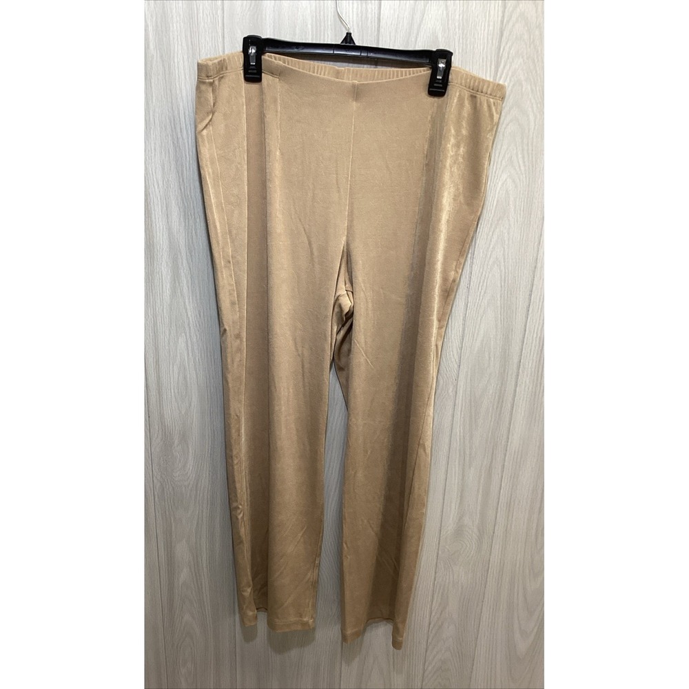CHICO'S Women's (Size XL) Pull On Elastic Waist Pants Stretch (32Q)